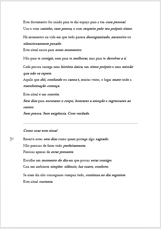 Ritual de Cura — 7 Dias para voltares a ti (PDF)
