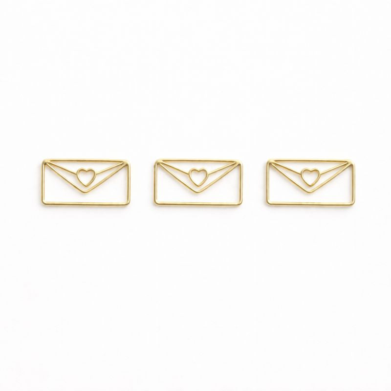 💌 Golden Clip – “Sobre de Amor”