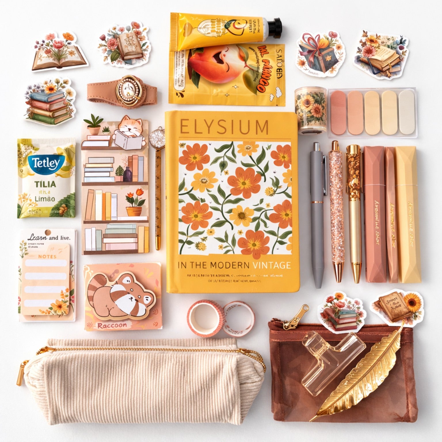 BOX VÍCIO AMARELA + 30 Peças em Tons de Luz