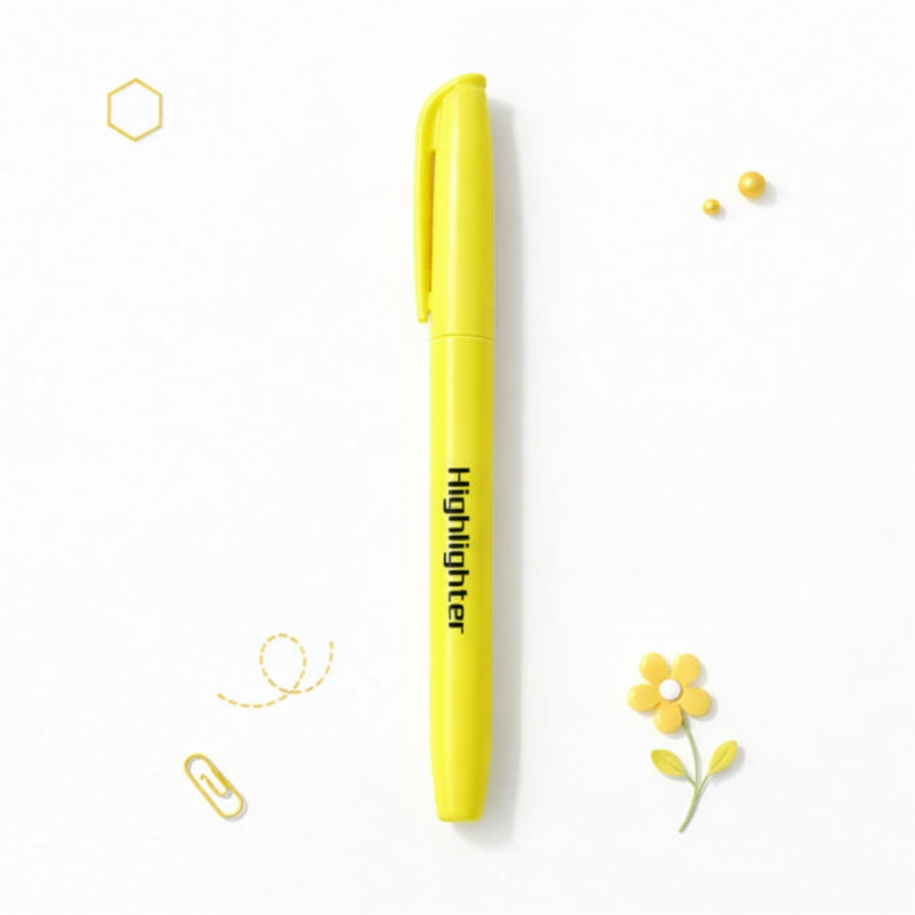 Marcador Fluorescente Essencial — Paleta de Cores