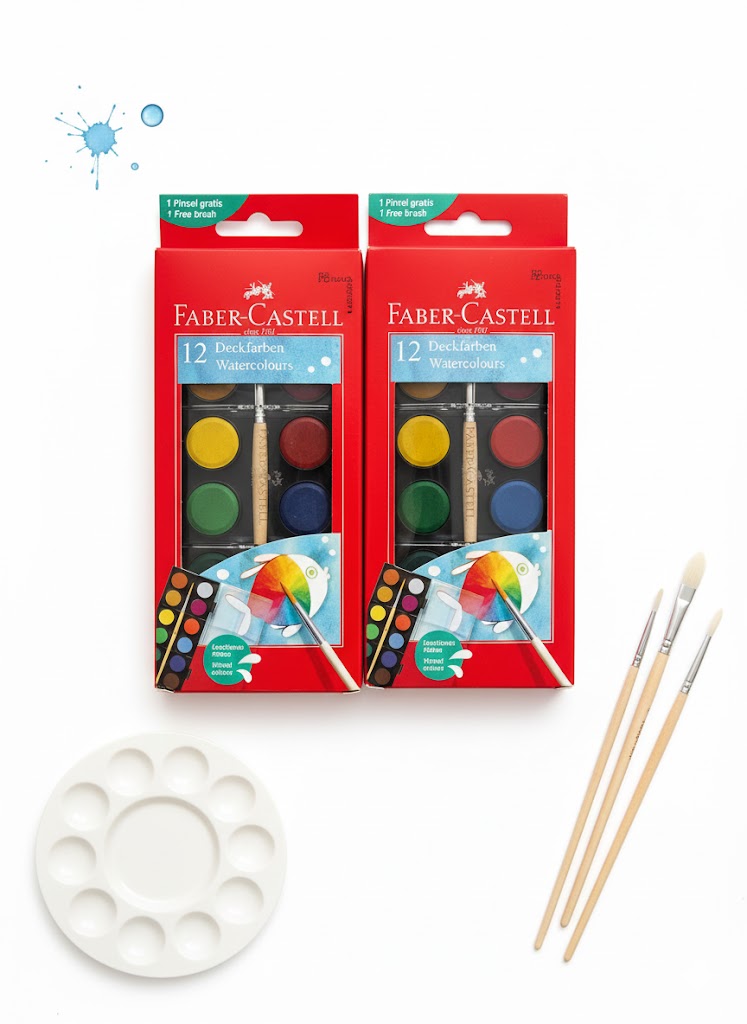 Aguarelas Vibrantes – 12 tons da Faber-Castell