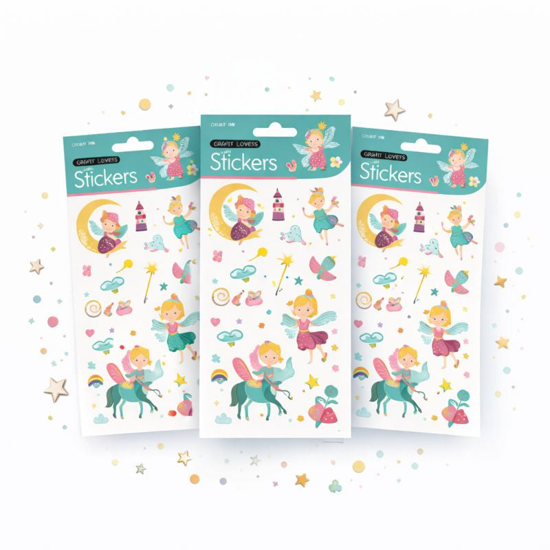 Autocolantes - Brilhos, Pérolas & Flores Encantadas