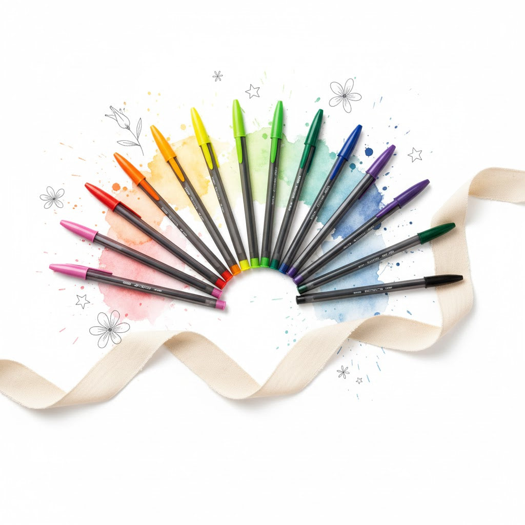 Caneta BIC Colorida – Ponta Fina