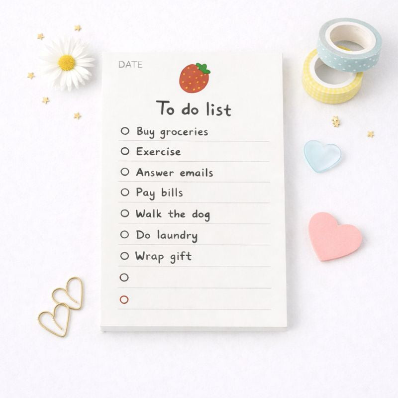 Bloco To Do List Ilustrado — Modelos à Escolha