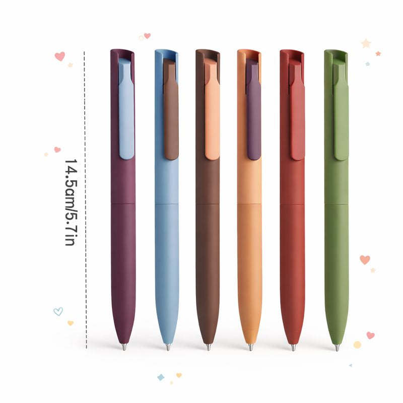 Caneta Vintage Pastel — Escrita Suave para Dias Bonitos