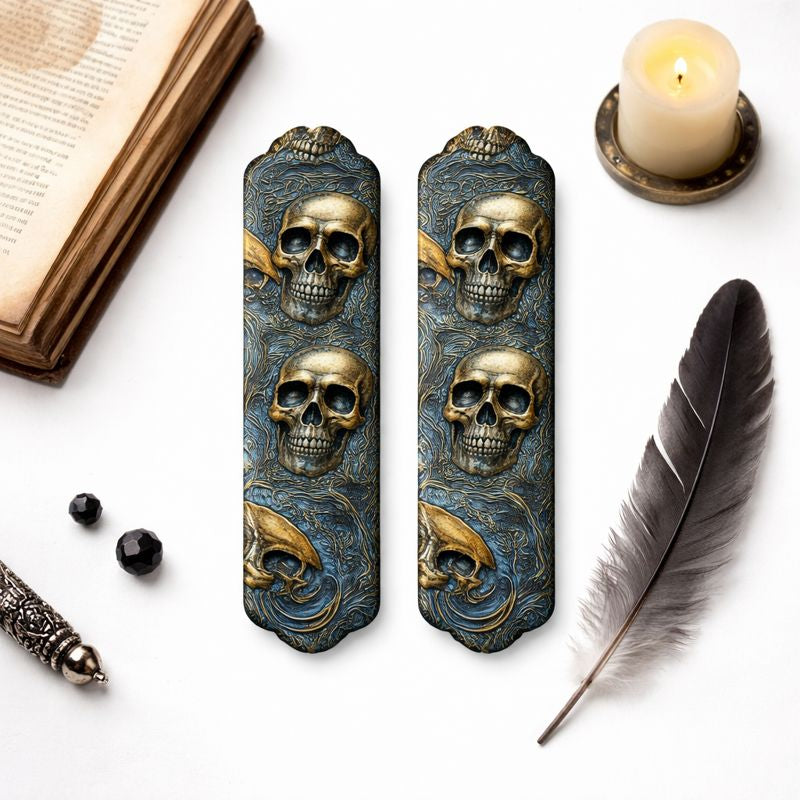 Marcador de Livro Caveiras