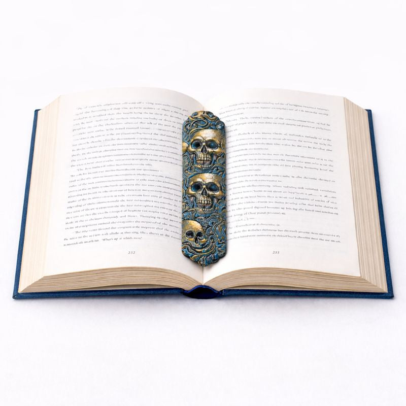 Marcador de Livro Caveiras