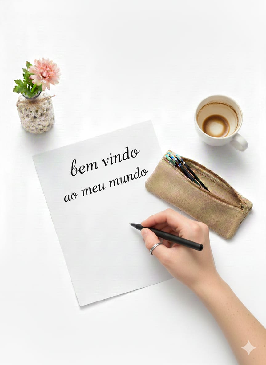 Caneta Preta com Recargas – Escrita Fina