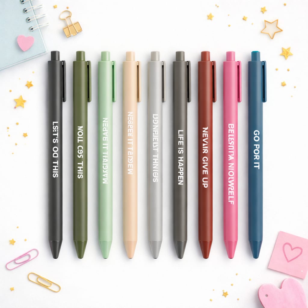 🖊️ Bolígrafos con Mensajes — Para Escribir lo que Sueñas