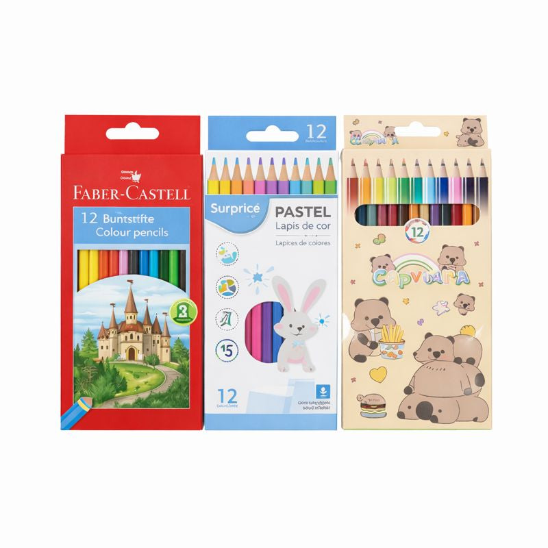 Conjunto de Lápis de Cor — 12 unidades