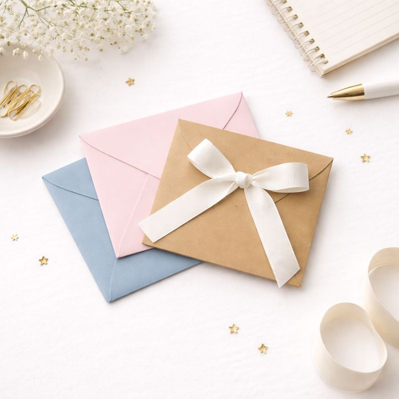 Envelope com Laço Delicado