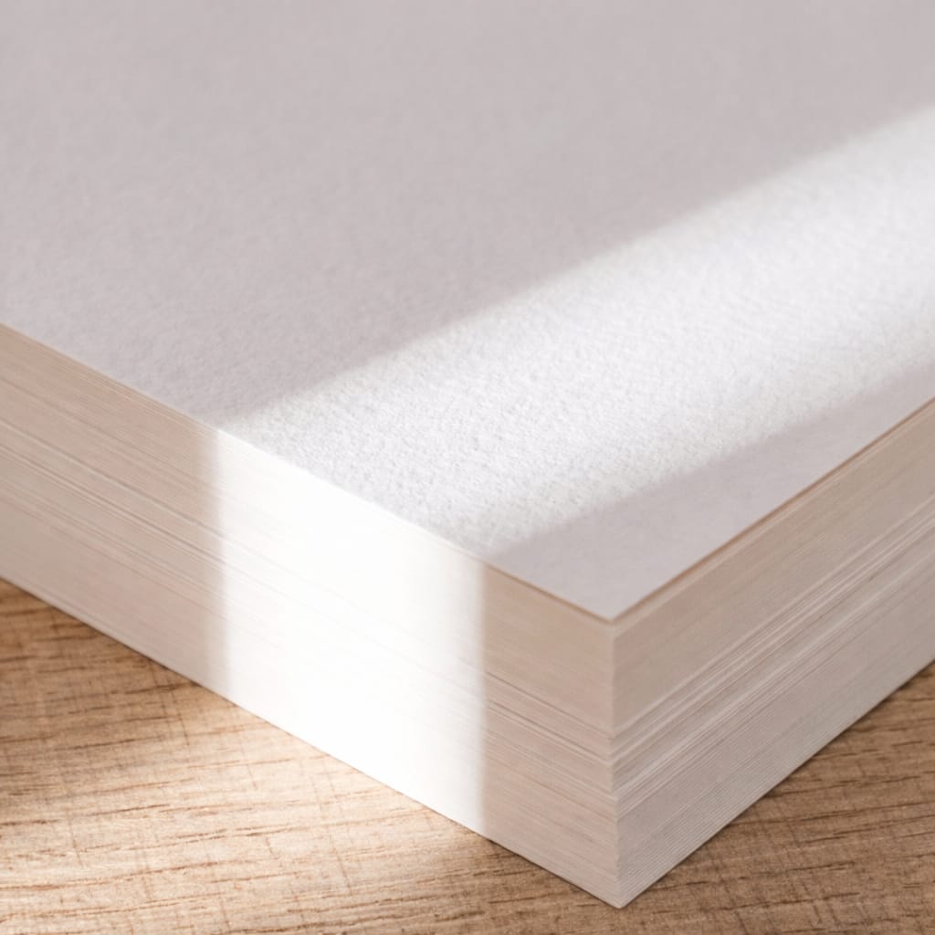 Papel de Aguarela Profissional 300 g/m² — Textura Cold Press