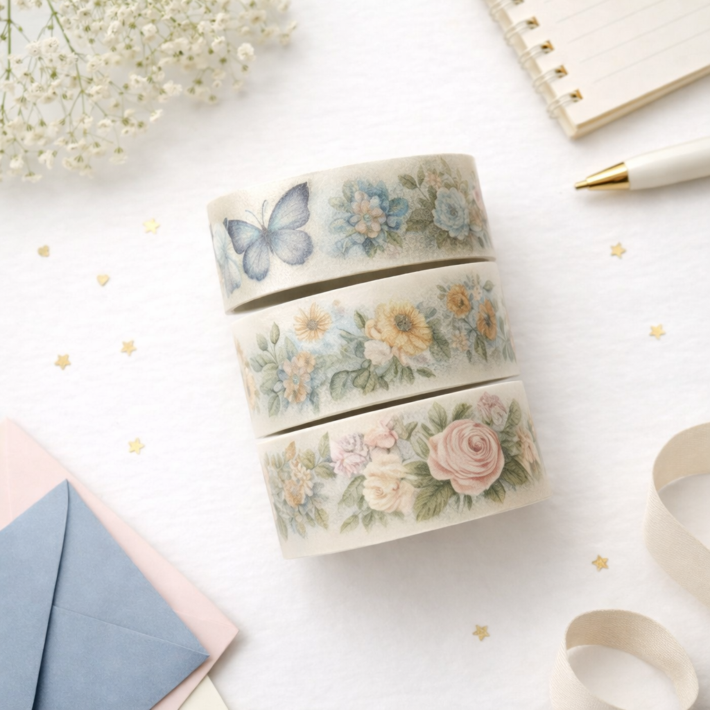 Fita Decorativa Floral Vintage