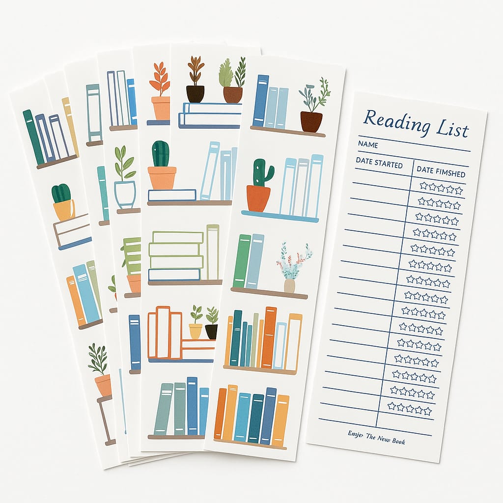 Folha de Leitura “Reading List” — Organização de Leituras em Inglês