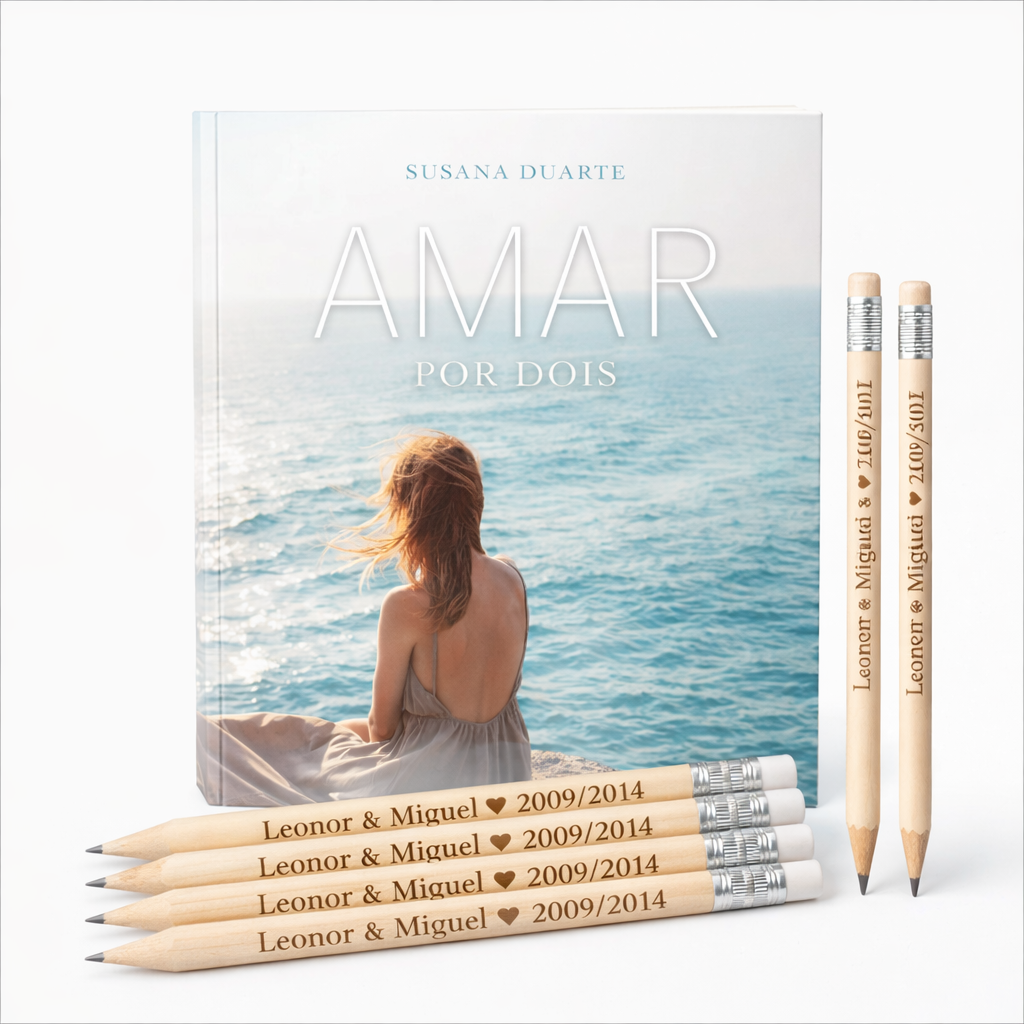 ✏️ Lápiz Personalizado – Leonor &amp; Miguel ♥