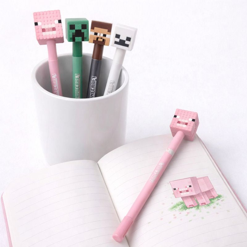 Caneta Minecraft – Porquinho Rosa (edição especial)