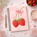 🍓 Cuaderno de fresas y cintas