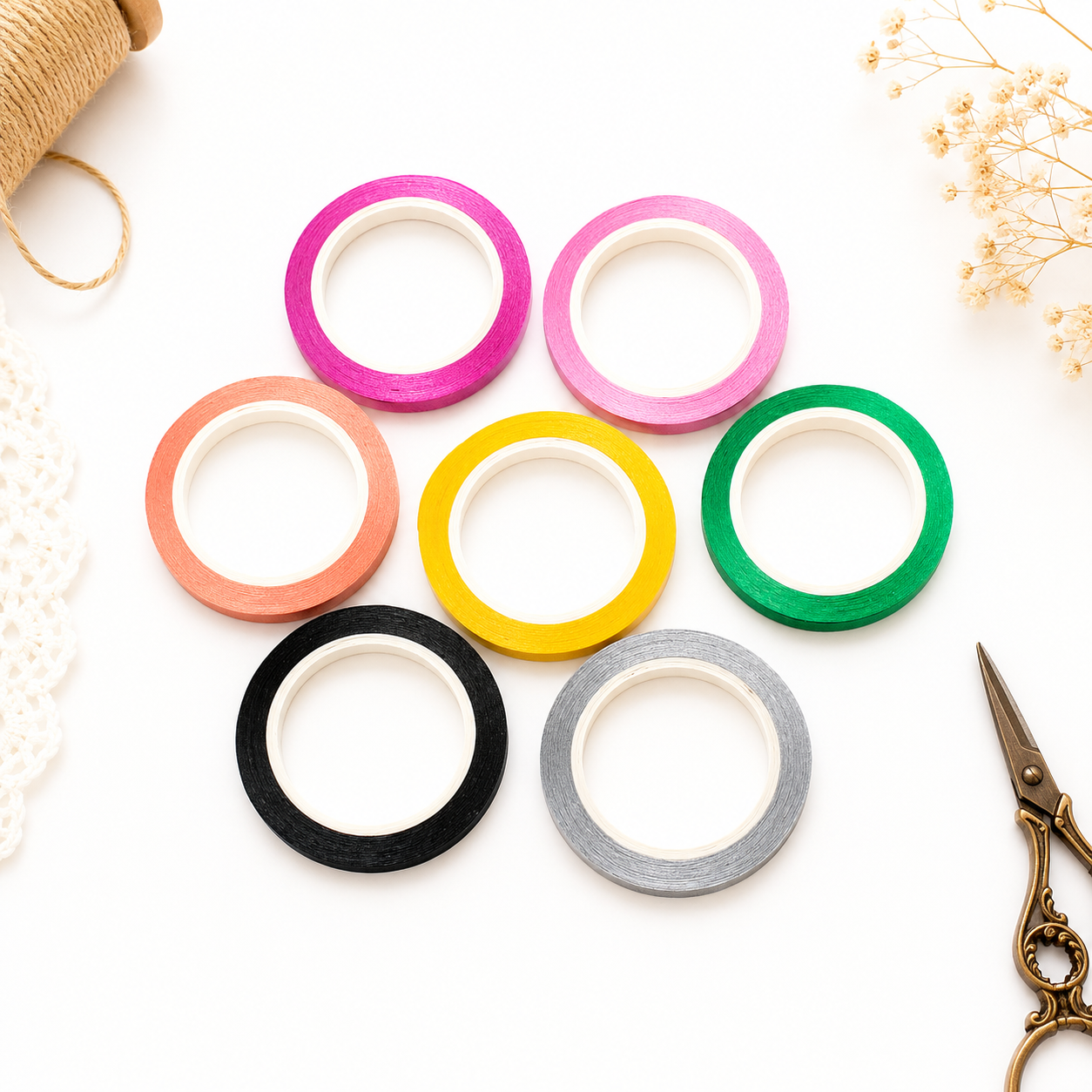 Fita Adesiva Decorativa para Scrapbooking | Venda à Unidade