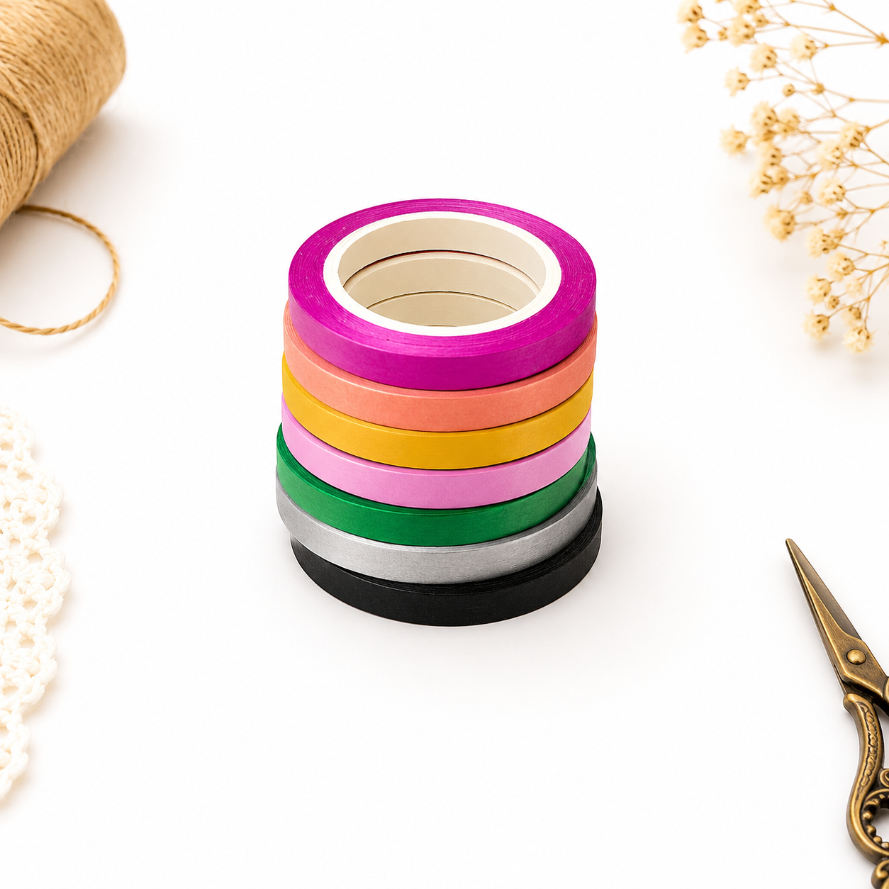 Fita Adesiva Decorativa para Scrapbooking | Venda à Unidade