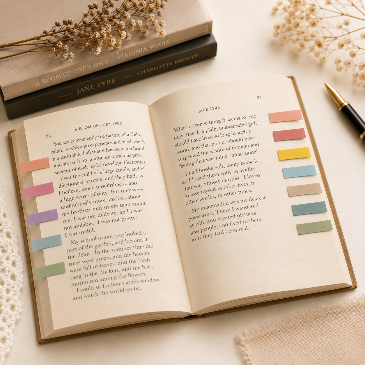 Marcadores Adesivos Coloridos para Livros | Venda por Cartela
