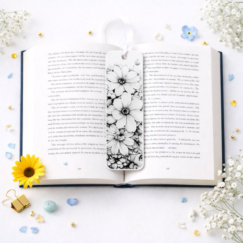 Marcador de Livro Floral