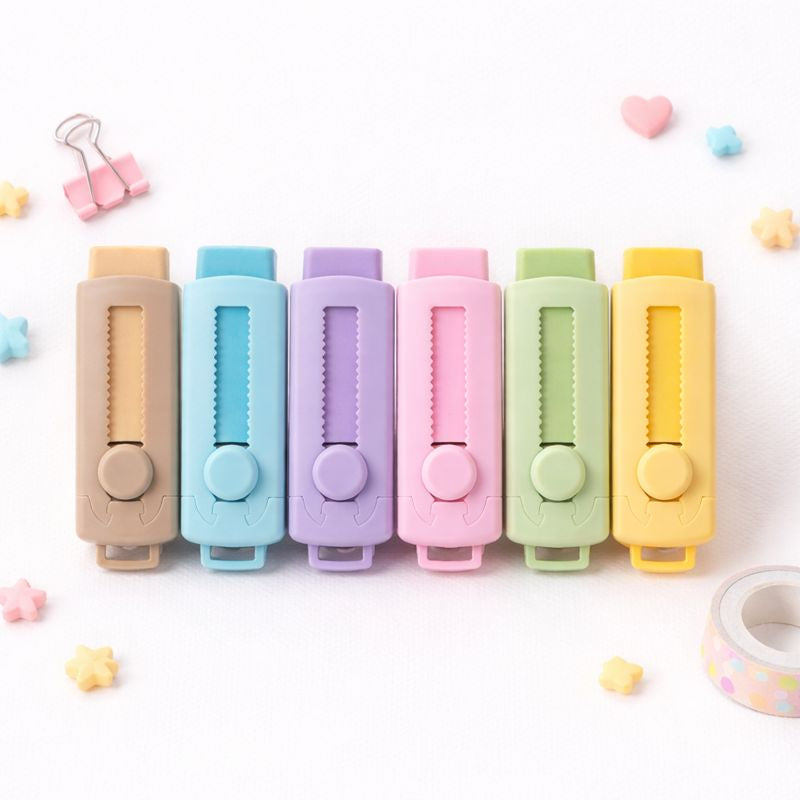 Borrachas Retrácteis Pastel — Design Minimal