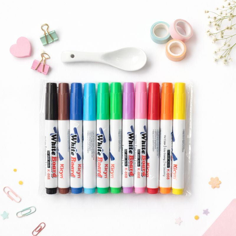 Canetas Mágicas de Tinta Flutuante — Desenhar com Água