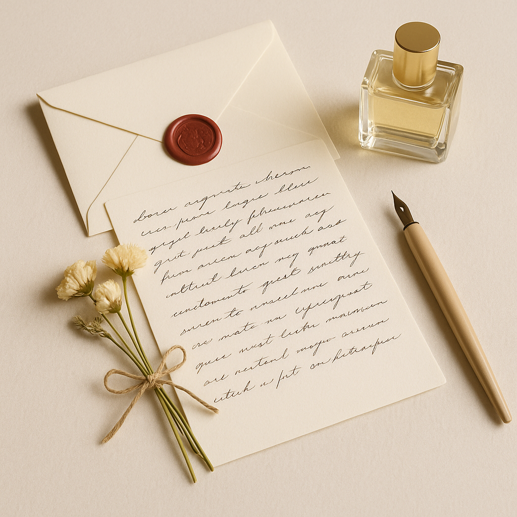 Carta de Amor por Encomenda — Escrevo por ti o que não sabes dizer