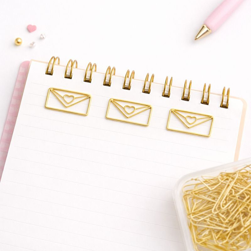 💌 Golden Clip – “Sobre de Amor”