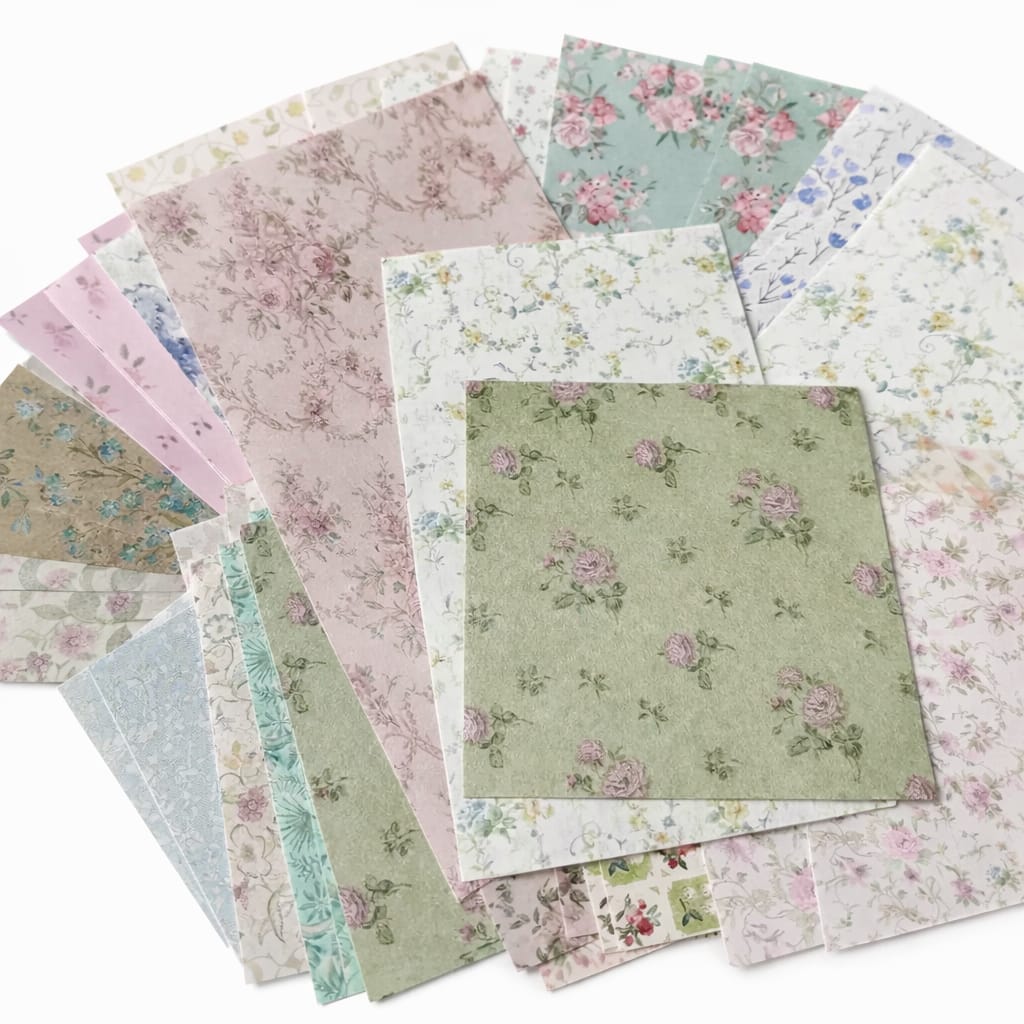 Papéis Florais Delicados