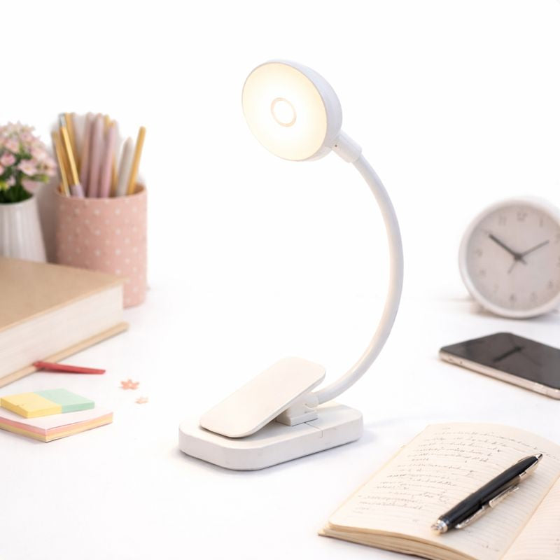 Luz de Leitura LED com Clip — Minimalista, Flexível e Essencial