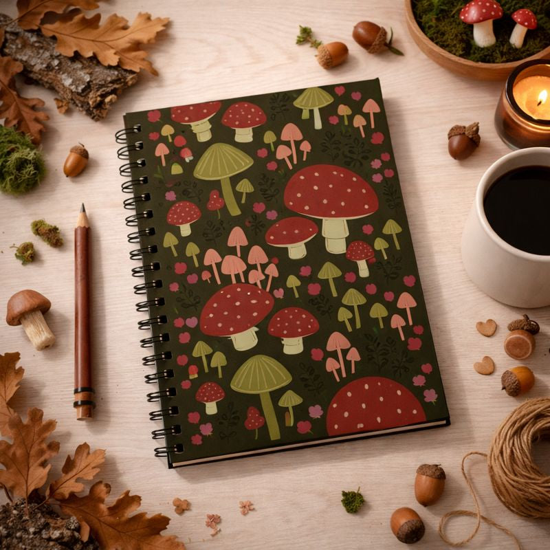 🍄 Cuaderno del bosque de hongos