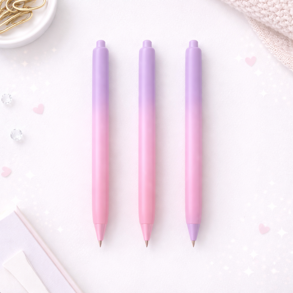 Caneta Degradê Desejo — Escrita Suave Premium