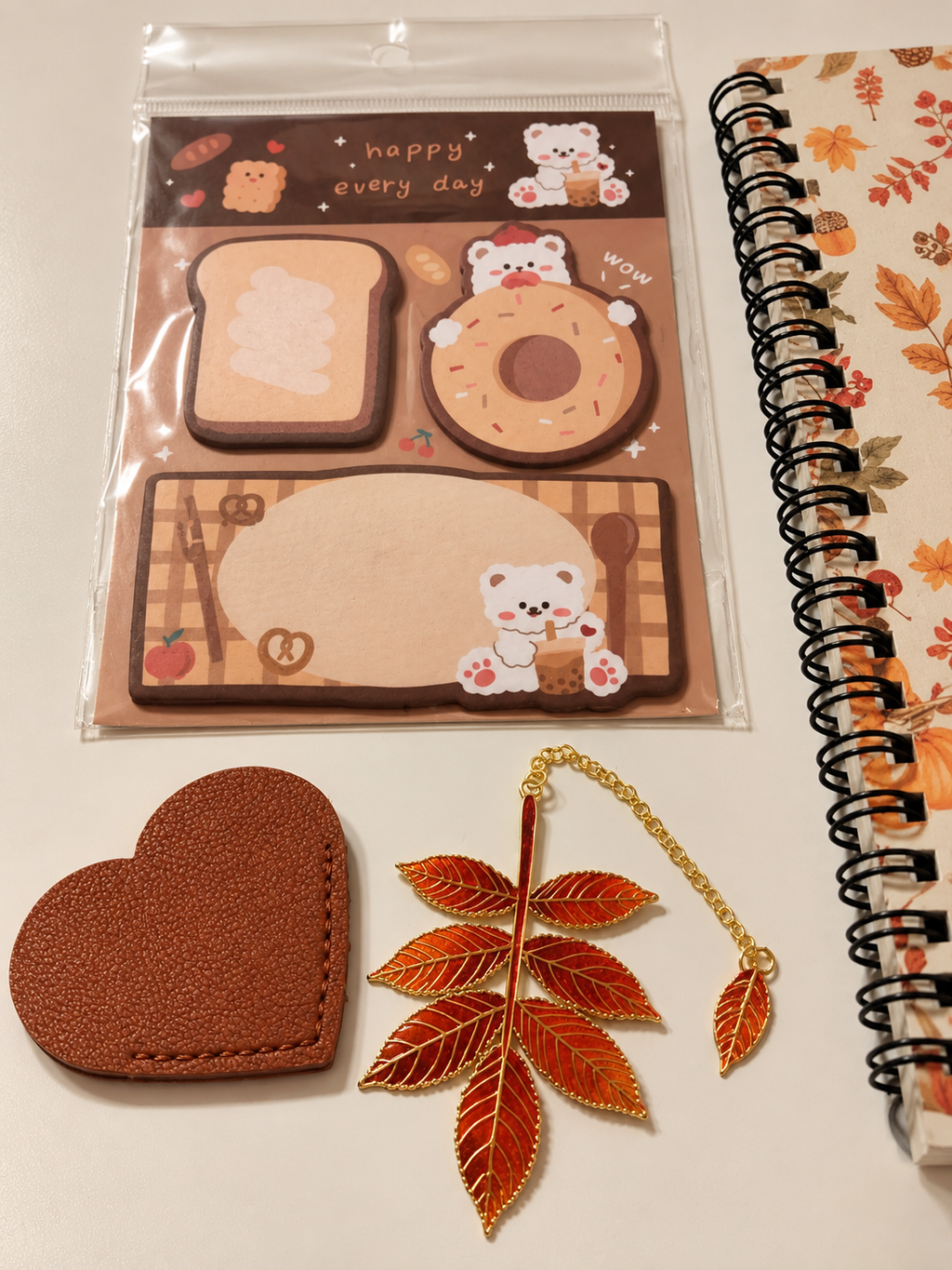 Box Outono Dourado | Papelaria, Beleza e Mimos