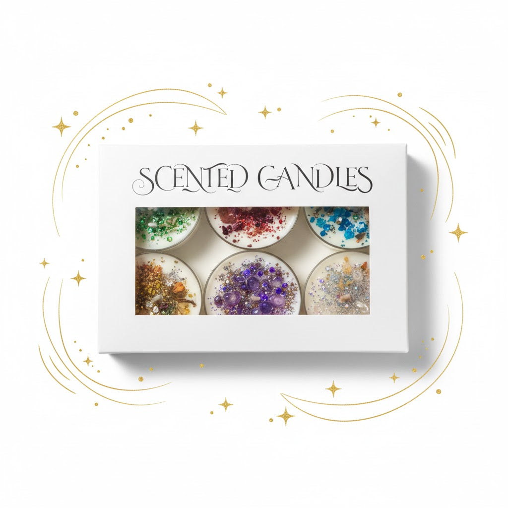 Velas Poéticas em Miniatura — Luz Suave para Momentos Pequenos